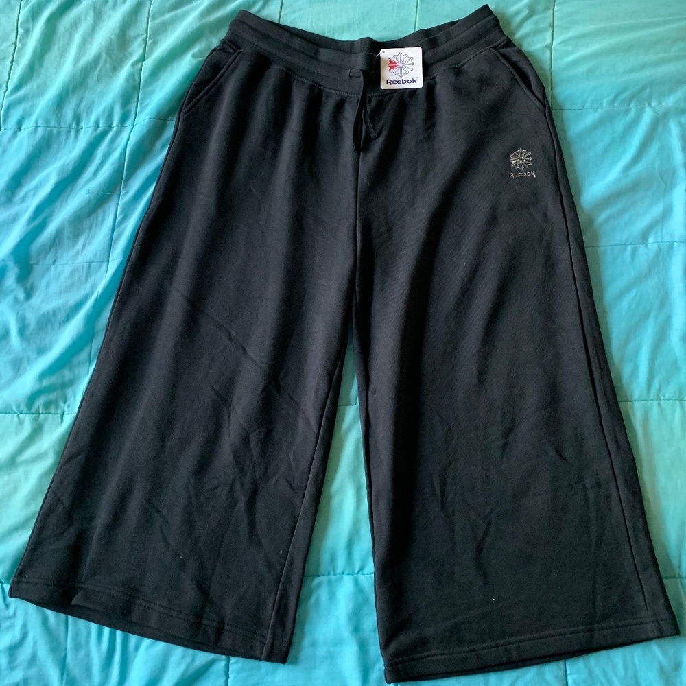 Black Reebok Crop Pants